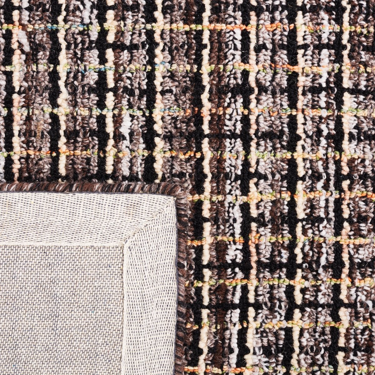 Safavieh Abstract Abt491T Brown/Black Rug.