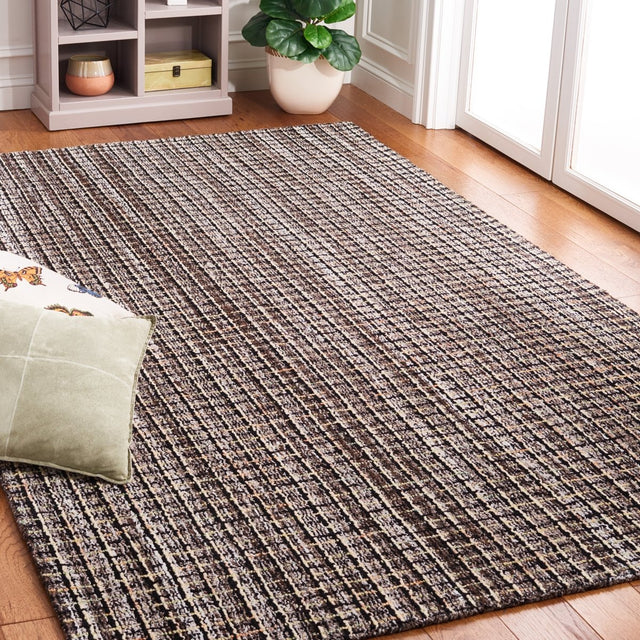 Safavieh Abstract Abt491T Brown/Black Rug.
