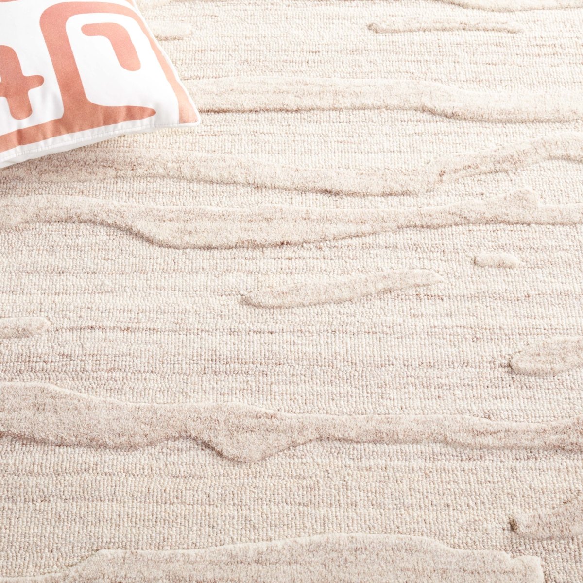 Safavieh Abstract Abt496B Beige Rug.