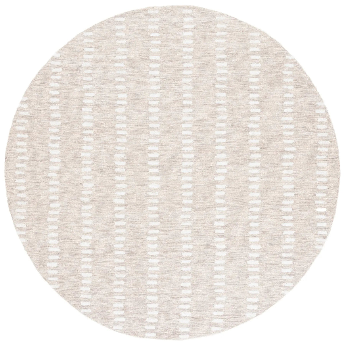 Safavieh Abstract 5'-0" x 5'-0" Rug in Beige / Ivory
