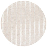 Safavieh Abstract 5'-0" x 5'-0" Rug in Beige / Ivory