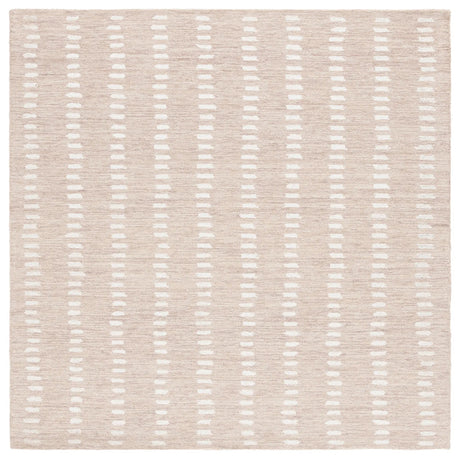 Safavieh Abstract 5'-0" x 5'-0" Rug in Beige / Ivory