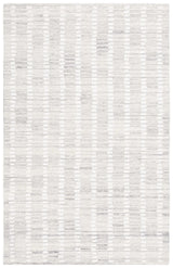 Safavieh Abstract 4'-0" x 6'-0" Rug in Silver / Ivory