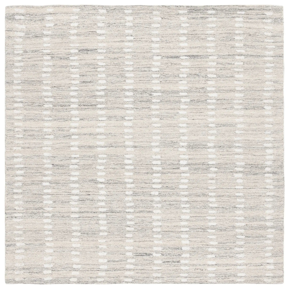 Safavieh Abstract 6'-0" x 6'-0" Rug in Silver / Ivory