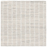 Safavieh Abstract 6'-0" x 6'-0" Rug in Silver / Ivory