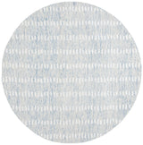 Safavieh Abstract 6'-0" x 6'-0" Rug in Blue / Ivory