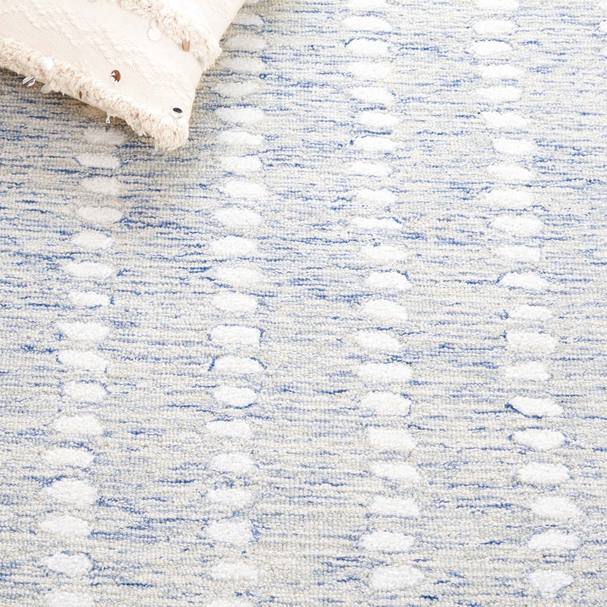 Safavieh Abstract Abt498M Blue/Ivory Rug.