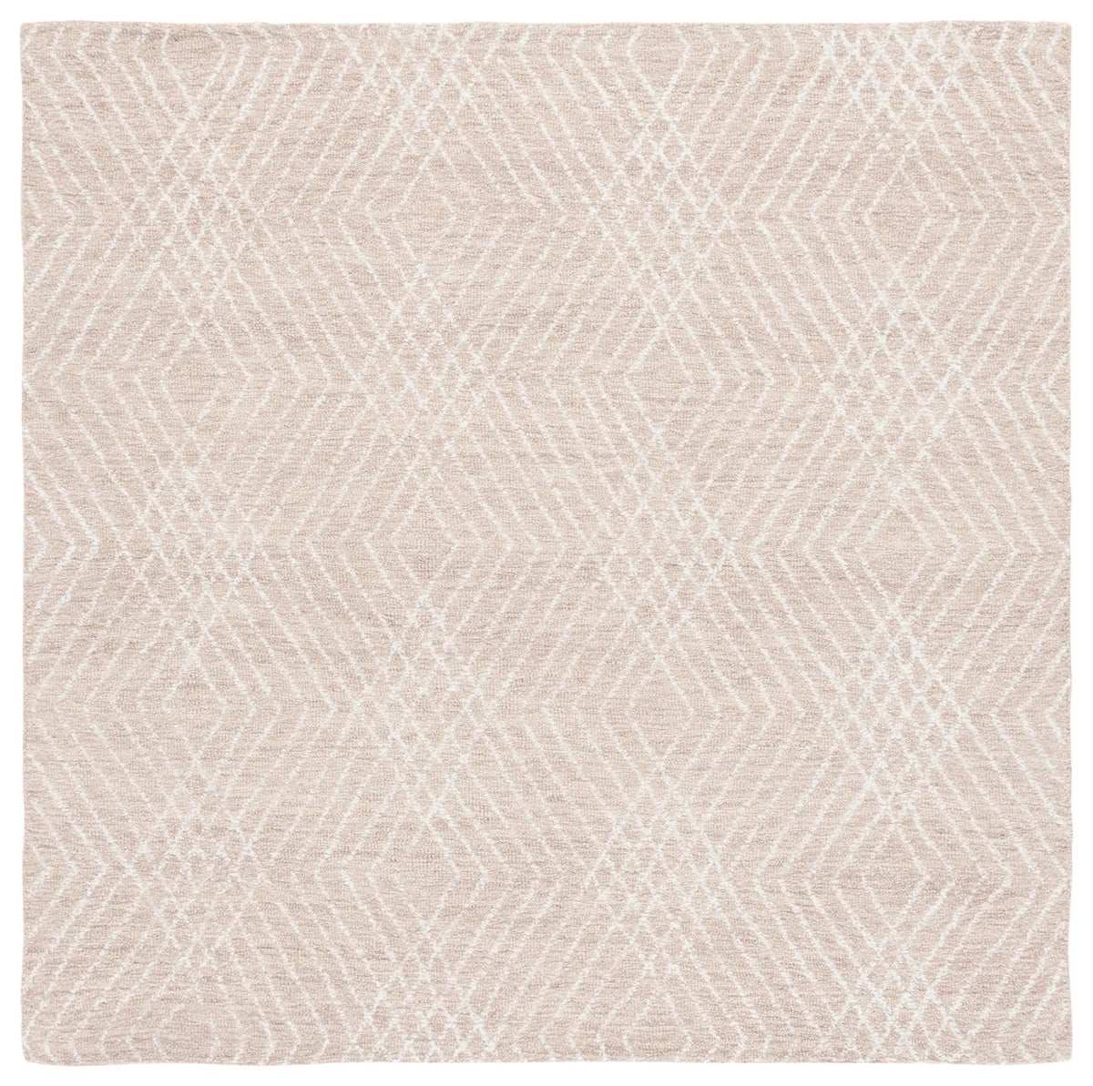 Safavieh Abstract 6'-0" x 6'-0" Rug in Beige / Ivory