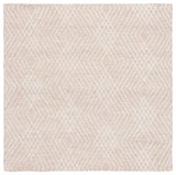 Safavieh Abstract 6'-0" x 6'-0" Rug in Beige / Ivory