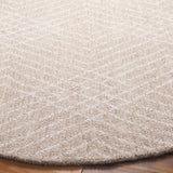 Safavieh Abstract 6'-0" x 6'-0" Rug in Beige / Ivory