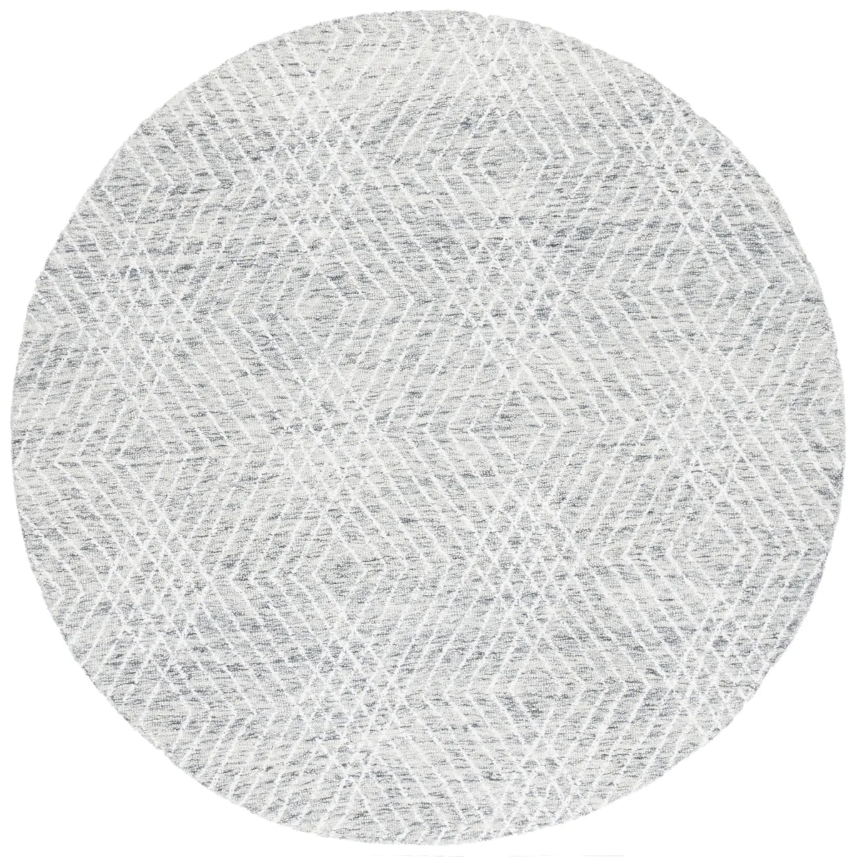 Safavieh Abstract 6'-0" x 6'-0" Rug in Grey / Ivory