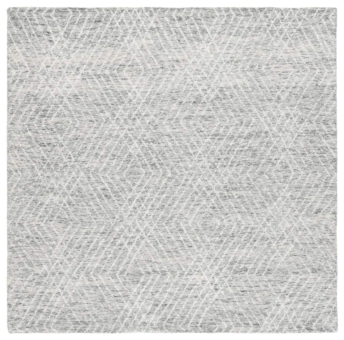 Safavieh Abstract 6'-0" x 6'-0" Rug in Grey / Ivory