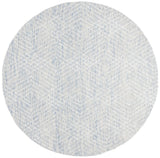 Safavieh Abstract 6'-0" x 6'-0" Rug in Blue / Ivory