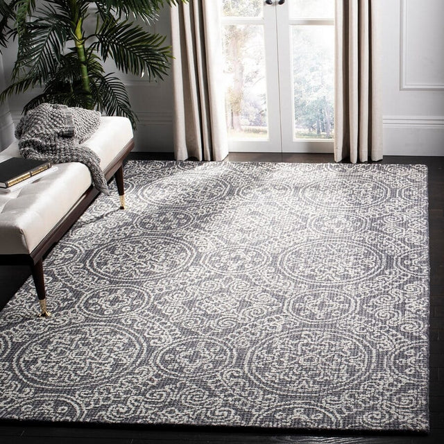 Safavieh Abstract Abt522A Grey / Ivory Rugs.