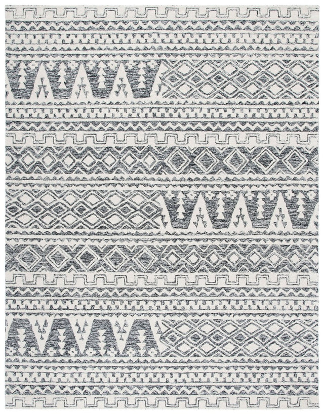 Safavieh Abstract Abt557A Ivory/Black Rug.