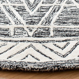 Safavieh Abstract Abt558A Ivory/Black Rug.