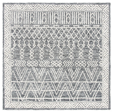 Safavieh Abstract Abt558A Ivory/Black Rug.