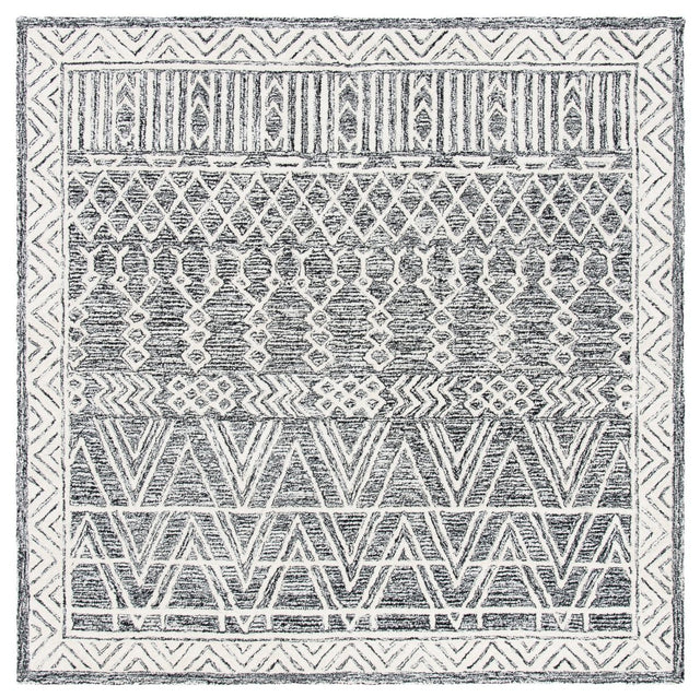 Safavieh Abstract Abt558A Ivory/Black Rug.