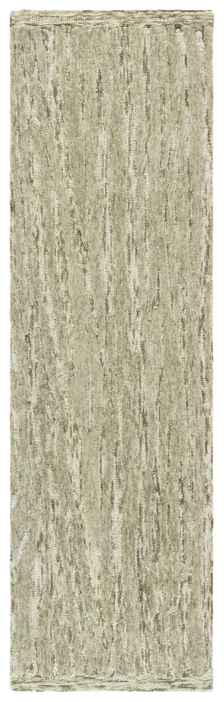 Safavieh Abstract 2'-3" x 8'-0" Rug in Green / Ivory