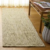 Safavieh Abstract 2'-3" x 8'-0" Rug in Green / Ivory