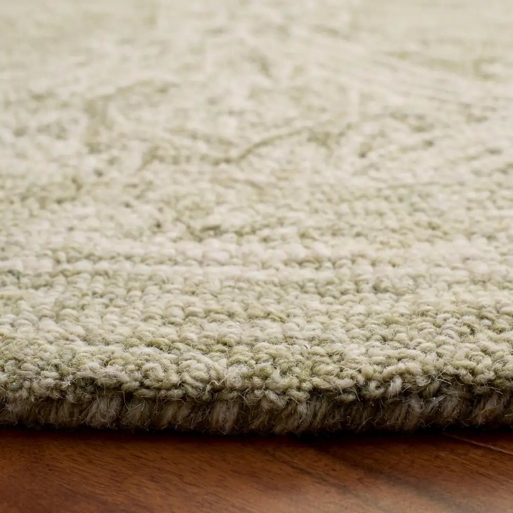 Safavieh Abstract 6'-0" x 6'-0" Rug in Green / Ivory