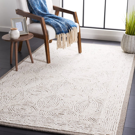Safavieh Abstract Abt575B Beige/Ivory Rug.