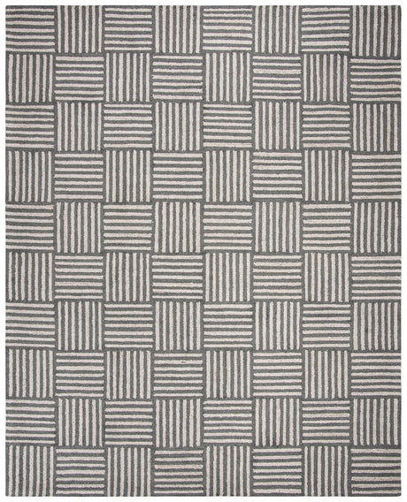 Safavieh Abstract Abt602A Ivory / Dark Grey Rugs.