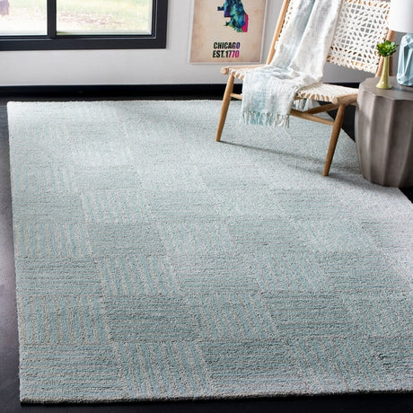 Safavieh Abstract Abt602M Blue / Grey Rugs.