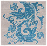 Safavieh Abstract 6'-0" x 6'-0" Rug in Beige / Blue