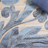 Safavieh Abstract Abt603B Beige/Blue Rug.