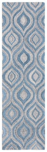 Safavieh Abstract Abt606F Grey/Blue Rug.