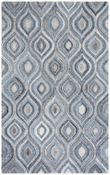 Safavieh Abstract Abt606F Grey/Blue Rug.