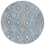 Safavieh Abstract Abt606F Grey/Blue Rug.