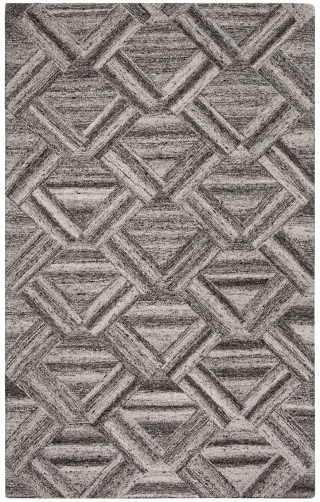 Safavieh Abstract Abt607F Grey/Black Rug.