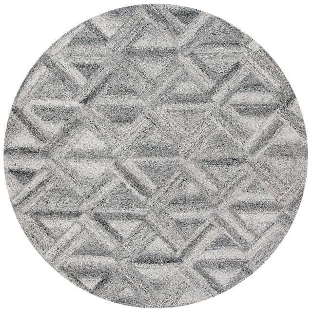 Safavieh Abstract Abt607F Grey/Black Rug.