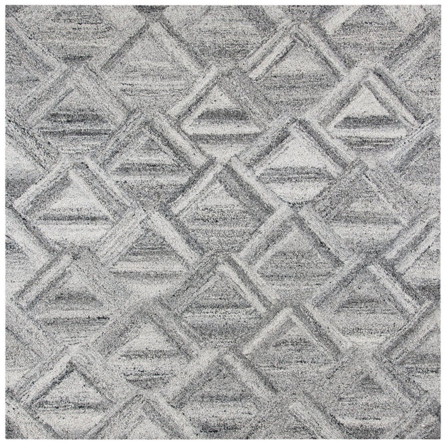 Safavieh Abstract Abt607F Grey/Black Rug.