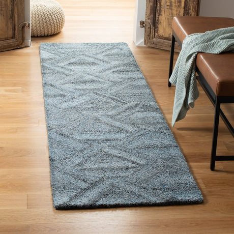 Safavieh Abstract Abt607M Blue/Black Rug.
