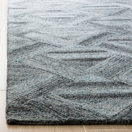 Safavieh Abstract Abt607M Blue/Black Rug.