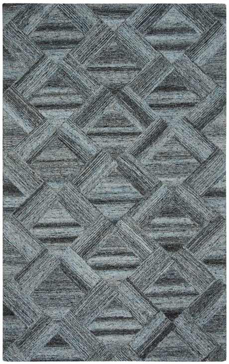 Safavieh Abstract Abt607M Blue/Black Rug.