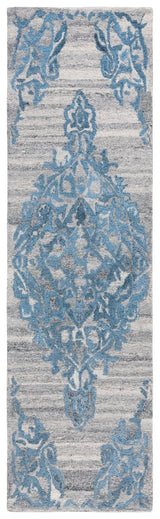 Safavieh Abstract Abt608F Grey/Blue Rug.