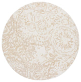 Safavieh Abstract 6'-0" x 6'-0" Rug in Beige / Ivory