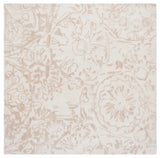 Safavieh Abstract 6'-0" x 6'-0" Rug in Beige / Ivory