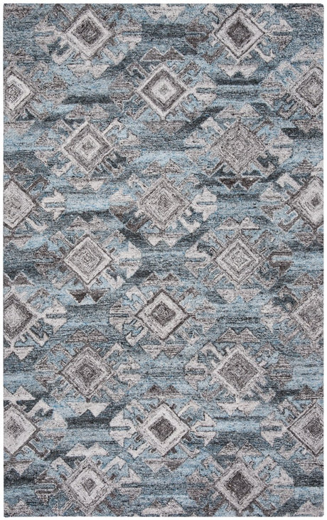 Safavieh Abstract Abt613F Grey/Black Rug.