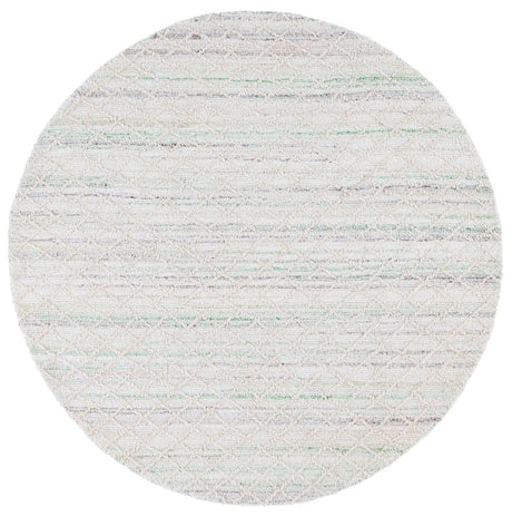 Safavieh Abstract 6'-0" x 6'-0" Rug in Green / Ivory