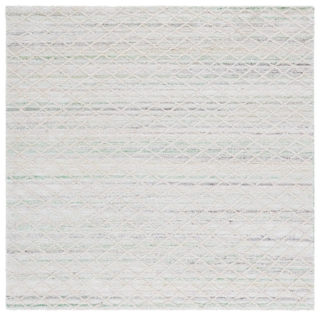 Safavieh Abstract 6'-0" x 6'-0" Rug in Green / Ivory