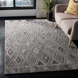 Safavieh Abstract Abt618F Grey/Black Rug.