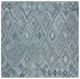 Safavieh Abstract Abt618M Blue/Black Rug.