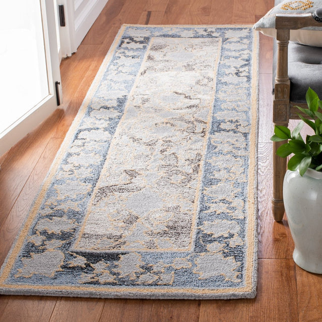 Safavieh Abstract Abt625B Beige/Blue Rugs.