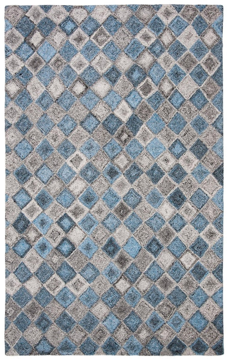 Safavieh Abstract Abt626F Grey/Blue Rug - Safavieh - abt626f - 2