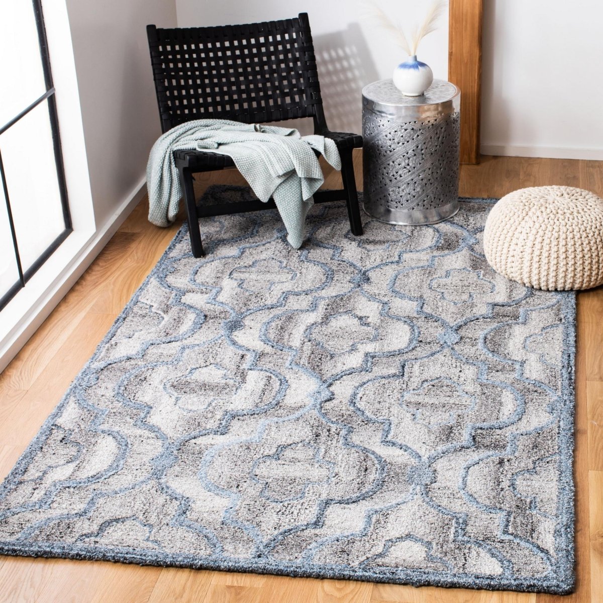Safavieh Abstract Abt646M Blue/Brown Rugs.